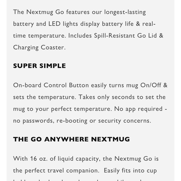 Nextmug Go Slate Blue Travel Mug Tumbler 16oz - Picture 14 of 17